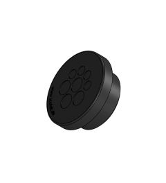 KEL-DPZ 40/8 round cable entry plate, screw nut, M40, black