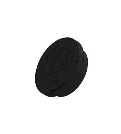 KEL-DPZ 63/13 round cable entry plate, screw nut, M63, black