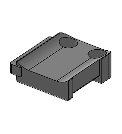 KBH-S 36-2 M5 Houder voor klittenband kabelbinders, schroef