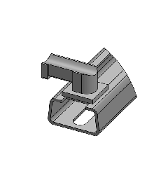 KBH-R 12-C Houder voor klittenband kabelbinders