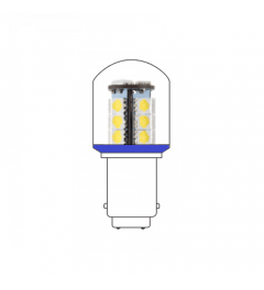 LED lamp BA15D 24VAC/DC blauw