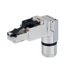 RJ45 connector haaks, 8 datacontacten met wartel