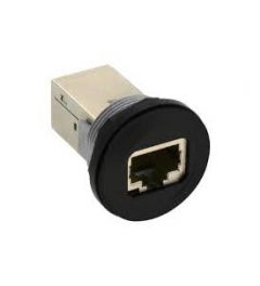 CW RJ45 poort 22mm zwart