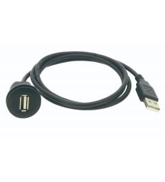 CW USB2.0 poort 22mm metaal