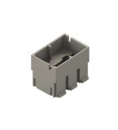 MIXO RJ45, adapter voor 2xRJ45+8P, 10A, 250V, Male