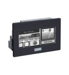 3.7" PLC+HMI 12 I/O monochroom zwart