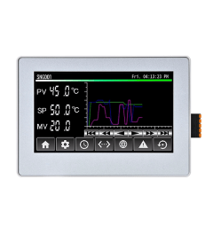 All-in-one PLC 4.3" 16.7M kleuren 14 I/O (Analoog/PNP)zilver