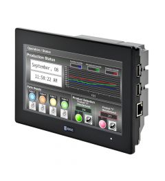 All-in-one PLC 7" 22 I/O kleur 65K zwart (Relais 2A)