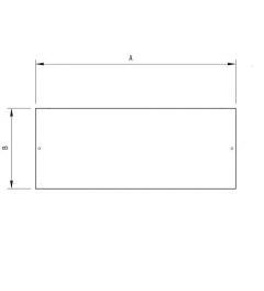 Paneel voor QM kast B.499mm H.149mm AISI304L blind