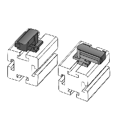 KBH-R 12-P80/20-25 Houder voor klittenband kabelbinders