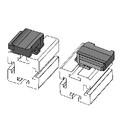 KBH-R 24-P80/20-40 Houder voor klittenband kabelbinders