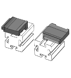 KBH-R 36-1-P80/20-25 Houder voor klittenband kabelbinders