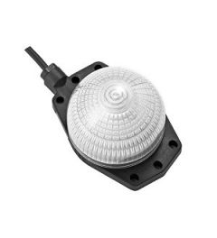 LH1D spider led jumbo dome 66mm rood/koelwit 3m kabel