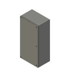 QLP Wandkast 1 deur B.600mm H.1200mm D.400mm