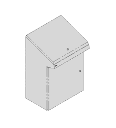 QP lessenaar 1 deur B.600mm H.950mm D.400mm