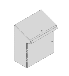 QP lessenaar 1 deur B.800mm H.950mm D.400mm