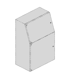 QP lessenaar 1 deur B.800mm H.1200mm D.500mm