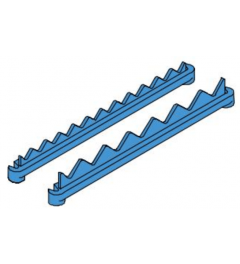 Kabelklemmen hygiënisch voor S129, blauw