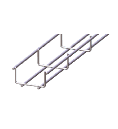 Draadgoot compact RVS AISI304 30x50x3000mm