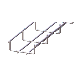 Draadgoot compact RVS AISI304 30x75x3000mm