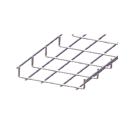 Draadgoot compact RVS AISI304 30x250x3000mm