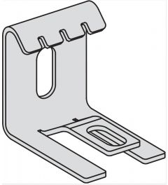 Montagebeugel horizontaal RVS AISI304