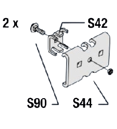 Koppelset voor S26-S36 Gegalvaniseerd