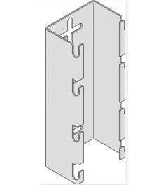 Montagebeugel verticaal RVS AISI304