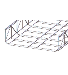 Draadgoot heavy duty Thermisch Verzinkt 100x400x3000mm