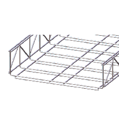 Draadgoot heavy duty RVS AISI316 100x400x3000mm