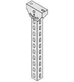 Plafondbeugel Thermisch Verzinkt 500mm