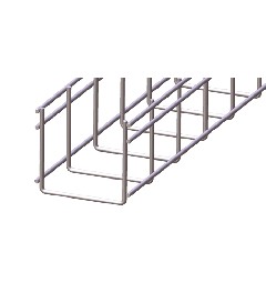 Draadgoot standaard Thermisch Verzinkt 75x75x3000mm