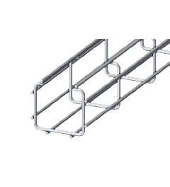 Cable trays C-profile SS AISI304 50x57x3000mm