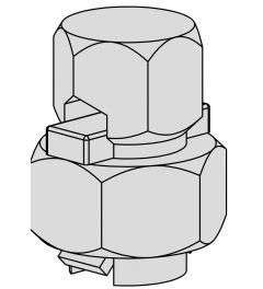 Aardklemmenset voor 16mm² Gegalvaniseerd