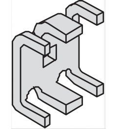 Koppelbeugel voor S44 Gegalvaniseerd