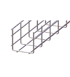 Draadgoot heavy duty Thermisch Verzinkt 100x100x3000mm