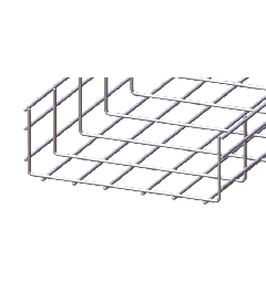 Draadgoot heavy duty RVS AISI304 100x400x3000mm