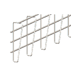 Draadgoot enkellaags RVS AISI304 17x114x3000mm