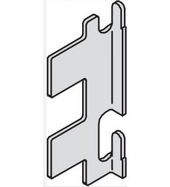 Montagebeugel verticaal voor S20,S25 RVS AISI316