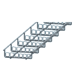 Draadgoot enkellaags RVS AISI304 30x100x3000mm