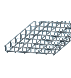 Draadgoot enkellaags RVS AISI304 30x250x3000mm