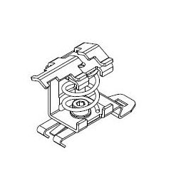 SF/SKZ 3- 8 mm EMC schermklem voor 35mm DIN-rails(H)