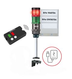 Crowd Control SignalSET ROOD/GROEN USB