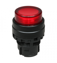 YW drukknop oper 22mm rood