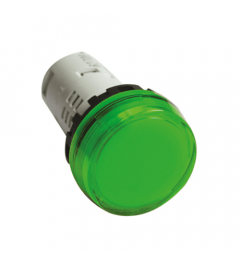 YW signaallamp + led 22mm groen