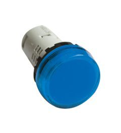 YW signaallamp + led 22mm blauw