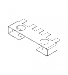 ZL 70/SB-EMC-1 schermpl. voor trekontlastingspl., 1 rij