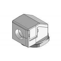 KVT 50/1-W90 90° wartel 2 delen M50, met moer, grijs