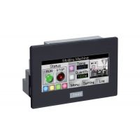 3.8" PLC+HMI 12 I/O kleur 65K zwart