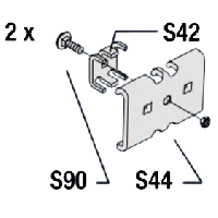 Koppelset voor S26-S36 Gegalvaniseerd